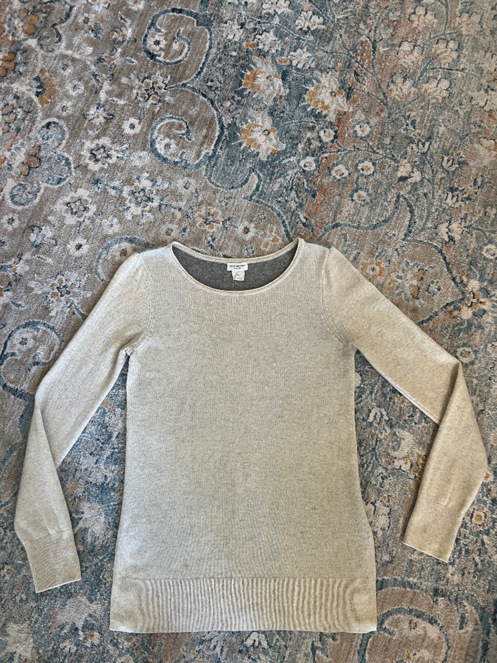 Club Monaco Cashmere Color-Block Sweater - Picture 1 of 8